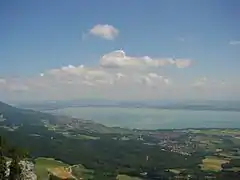 Vue depuis le rocher de Tablette.