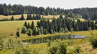 Le lac du Trouillot.