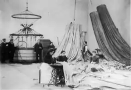 L'atelier des ballons LachambrePhotographie des années 1890.