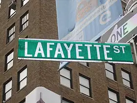 Image illustrative de l’article Lafayette Street
