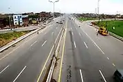 Le périphérique de Lahore, ici en fin de construction en 2009.