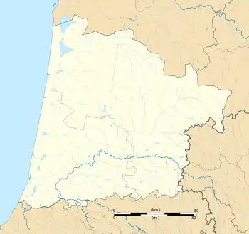 (Voir situation sur carte : Landes)