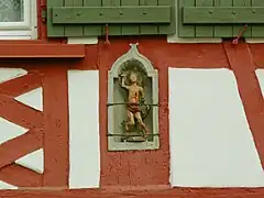 Saint Sébastien dans une niche