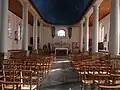 Vue intérieure de l'église paroissiale.