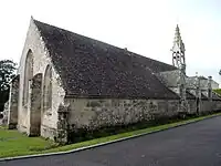 Façade nord de l'église.