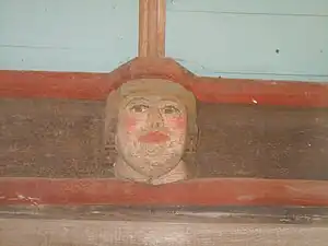 Tête d'homme portant un calot