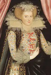 Dorothy Cary, vicomtesse de Rochford, vers 1614-1618, William Larkin (painter)&nbsp;(en)