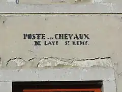 Poste aux chevaux.