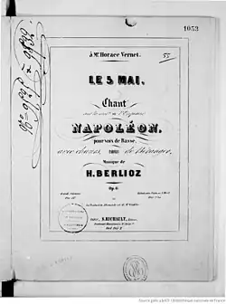 Image illustrative de l’article Le Cinq mai (Berlioz)