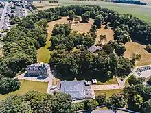 Domaine du château - Prise de vue d'ensemble au drone