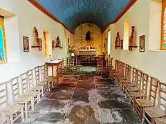 Vue intérieure d'ensemble.