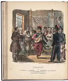 Les Costumes du Peuple Polonais, lithographie de Simon d'après Jan Lewicki.