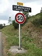 Le col à 1&nbsp;183&nbsp;mètres d'altitude.