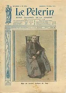 Couverture du Pèlerin du 18 avril 1915, Mgr de Llobet nommé évêque de Gap
