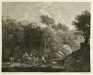 Le passage du gué d'après Karel Dujardin