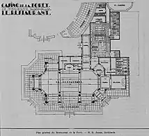 Le plan du restaurant.