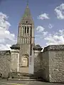 Vue du clocher-porche.