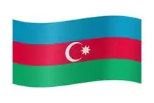 Le drapeau d'Azerbaïdjan