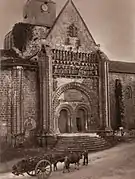 Le portail nord, par Jules Robuchon.