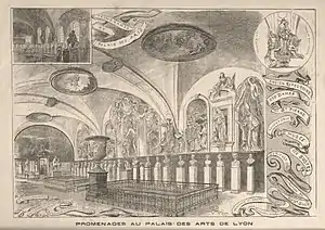 La galerie des bustes dans Le Progrès illustré du 15 février 1903 par Giranne.