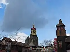 Le promontoire lors des trente ans du parc Astérix.