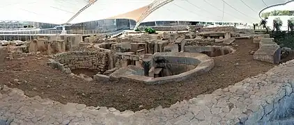 Ensemble des 3 temples.