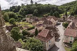 Le bourg de Montclard.