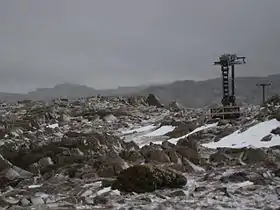La station de ski de mont Ben Lomond, vue du sommet du Legges Tor, en Tasmanie