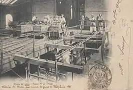 Fosse no&nbsp;2 - 2 bis Grand Condé, Compagnie des mines de Lens (oblitération de 1902).