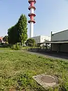 Le puits no&nbsp;2 dans son environnement.