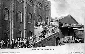 Fosse no&nbsp;4 Louis Bigo ou Saint Louis, Compagnie des mines de Lens.