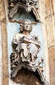 Portique de la cathédrale de León (XIIIe&nbsp;siècle).