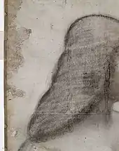 Une partie du dessin (chevelure) est visible.