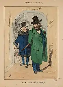 Caricature d'un « mouchard de la sûreté ».