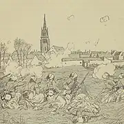 L'assaut du 3e régiment de marche de zouaves sur Beaune-la-Rolande.