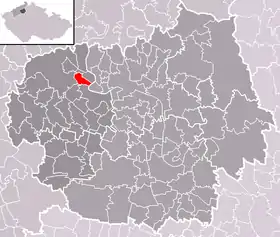 Localisation de Lhotka nad Labem