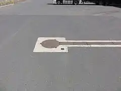 La tête de puits matérialisée no&nbsp;5.