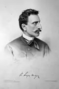 Sándor Liezen-Mayer, lithographie d'Adolf Dauthage, 1882