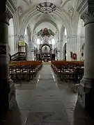 Intérieur de l'église.