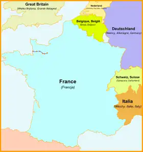 Voir la carte de la ligne.