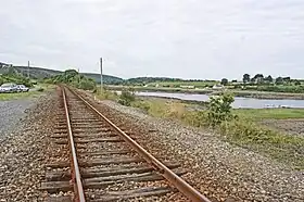 Le stationnement des voitures près de la voie