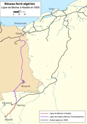 Image illustrative de l’article Ligne de Béchar à Abadla