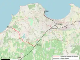 Voir la carte de la ligne.