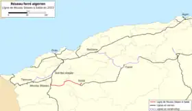 Image illustrative de l’article Ligne de Moulay Slissen à Saïda
