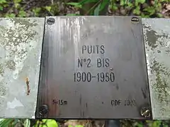 Puits no&nbsp;2 bis, 1900-1950.