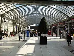 Voies 10 à 16 (partie créée dans les années 1980).