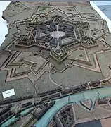 Portion du plan-relief original