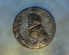 Médaille uniface du cardinal Granvelle (vers 1555)