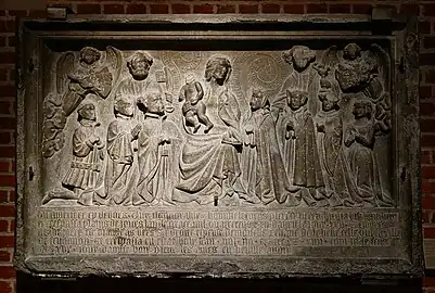 Monument funéraire de Pérenchies (début du XVe&nbsp;siècle).