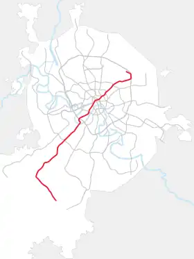Voir la carte de la ligne.